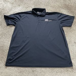 Coors Light GDH Gulf Distributing Holdings LLC Polo Shirt Men 3XL Blue Golf Top